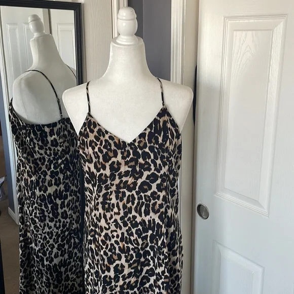 Nordstrom BP. Leopard print slip dress - Picture 8 of 9